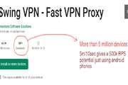 گزارش شناسایی بات‌نت DDoS در برنامه محبوب اندروید Swing VPN